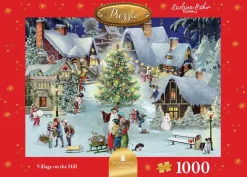 Alison Gardiner - 14172 - Village on the Hill (Barbara Behr) - 1000 Piece