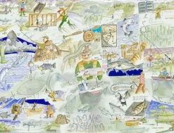 All Jigsaw Puzzles - AJP13081 - Fishing (Tim Bulmer) - 1000 Piece