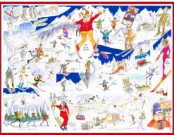 All Jigsaw Puzzles - AJP13082 - Skiing (Tim Bulmer) - 1000 Piece