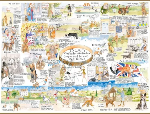 All Jigsaw Puzzles - AJP13378 - Dogs (Tim Bulmer) - 1000 Piece