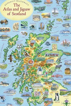 Benedict Blathwayt - The Atlas and Jigsaw of Scotland - 300 Piece