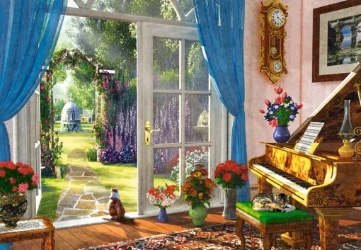 Castorland - 104079 - Doorway Room View (Dominic Davison) - 1000 Piece