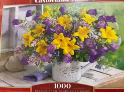 Castorland - 104642 - Bouquet of Lilies and Bellflowers (Marianna Lokshina) - 1000 Piece