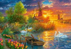 Castorland - 104734 - Dutch Idyll (Abraham Hunter) - 1000 Piece