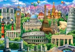 Castorland - 104901 - Famous Landmarks - 1000 Piece