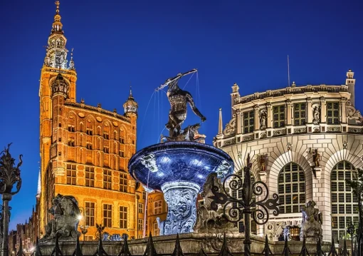 Castorland - 52936 - Gdansk, Neptune Fountain - 500 Piece