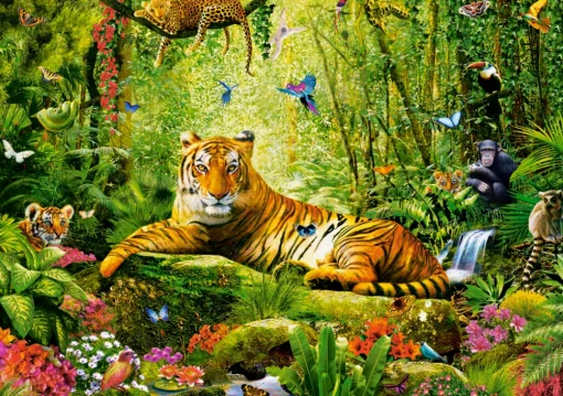 Castorland - 53711 - His Majesty the Tiger (Adrian Chesterman) - 500 Piece