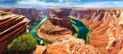 Castorland - 60122 - Horseshoe Bend, Glen Canyon, Arizona - 600 Piece Panoramic
