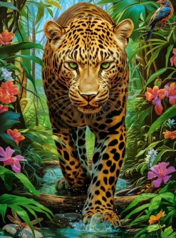 Castorland - 200955 - Leopard in the Wild - 2000 Piece