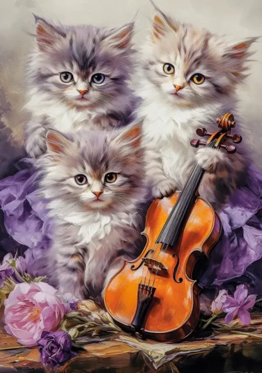 Castorland - 53988 - Musical Kittens - 500 Piece