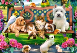 Castorland - 104406 - Pets in the Park (Howard Robinson) - 1000 Piece