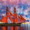 Castorland - 104482 - Red Frigate (Sergey Krylov) - 1000 Piece