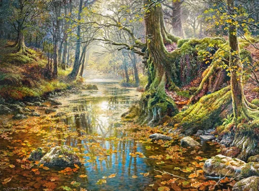 Castorland - 200757 - Reminiscence of the Autumn Forest (Rusland Lake District) (Graham Twyford) - 2000 Piece