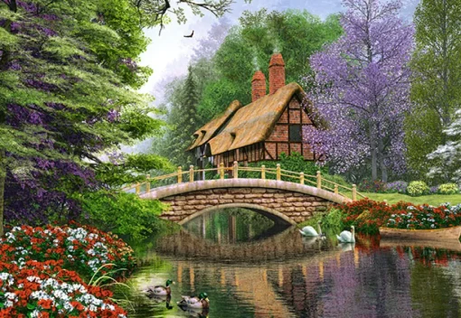 Castorland - 102365 - River Cottage (Dominic Davison) - 1000 Piece