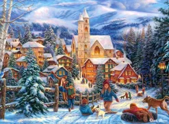 Castorland - 030194 - Sledding to Town (Chuck Pinson) - 300 Piece