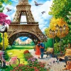 Castorland - 104840 - Spring in Paris - 1000 Piece