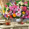 Castorland - 400263 - Summer Flowers and Cup of Tea - 4000 Piece