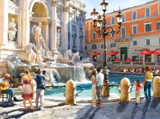 Castorland - 300389 - The Trevi Fountain - 3000 Piece