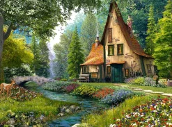 Castorland - 200634 - Toadstool Cottage (Dominic Davison) - 2000 Piece