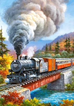 Castorland - 53216 - Train Crossing (Sung Kim) - 500 Piece