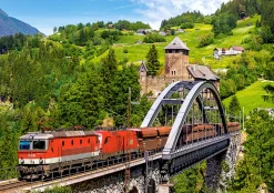 Castorland - 52462 - Train on the Bridge - 500 Piece