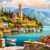 Castorland - 200696 - Village Clock Tower (Sung Kim) - 2000 Piece