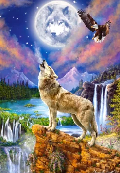 Castorland - 151806 - Wolf`s Night (Marcello Corti) - 1500 Piece
