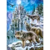 Castorland - 151141 - Wolves and Castle - 1500 Piece