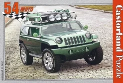 Castorland - J07 - Jeep Willys Concept Vehicle - 54piece