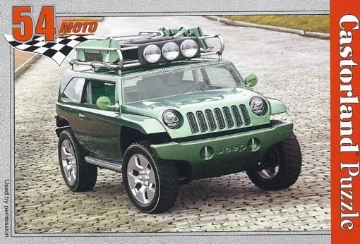 Castorland - J07 - Jeep Willys Concept Vehicle - 54piece