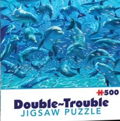 Cheatwell - 28552 - Double Trouble - Dolphins (Royce B. McClure) - Double sided with Image Mirrored on the Reverse