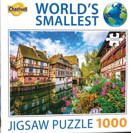Cheatwell - 13251 - World`s smallest 1000 Piece Puzzle, Strasbourg