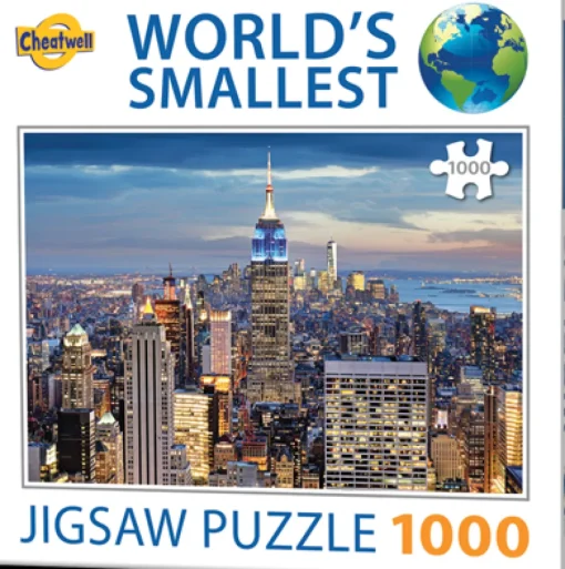 Cheatwell - 13237 - World`s Smallest 1000 Piece Puzzle, New York
