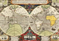 Clementoni - 36526 - Antique Nautical Map - 6000 Piece