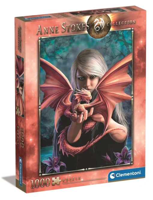 Clementoni - 39640 - Dragonkin (Anne Stokes) - 1000 Piece