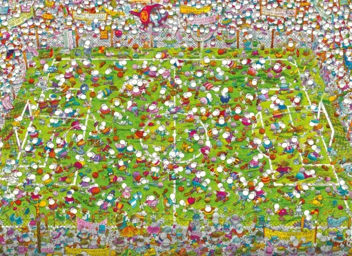 Clementoni - 39537 - Football (Mordillo) - 1000 Piece