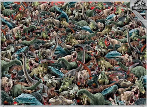 Clementoni - 39470 - Jurassic World - Imossible Puzzle - 1000 Piece