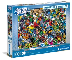 Clementoni - 39599 - Justice League Impossible Puzzle - 1000 Piece
