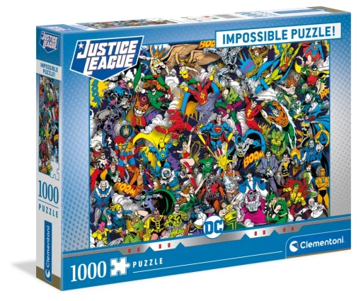 Clementoni - 39599 - Justice League Impossible Puzzle - 1000 Piece
