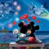 Clementoni - 39449 - Mickey e Minnie (Disney) - 1000 Piece Panoramic