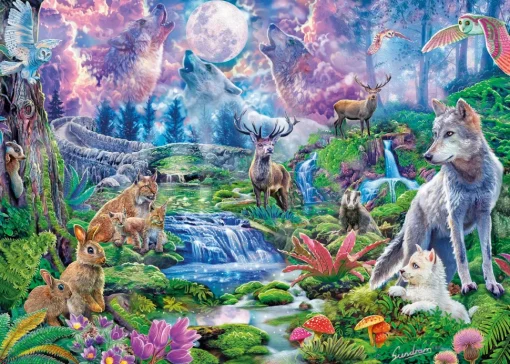 Clementoni - 33549 - Moonlit Wild (Steve Sundram) - 3000 Piece