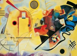 Clementoni - 39195 - Yellow, Red, Blue (Kandinsky) - 1000 Piece