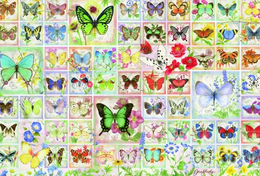 Cobble Hill - 49011 - Butterflies and Blossoms (Jane Shasky) - 2000 Piece