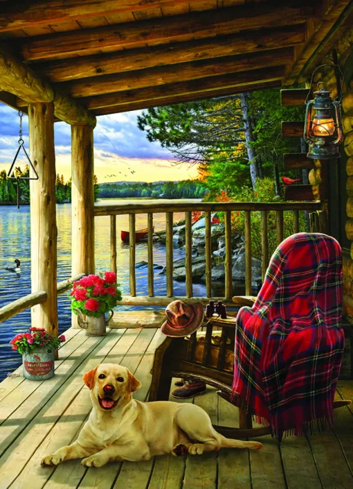 Cobble Hill - 40149 - Cabin Porch - 1000 Piece