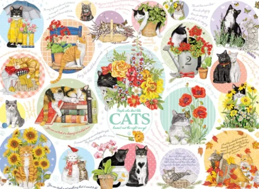 Cobble Hill - 40298 - Cat Thoughts (Mary Lake-Thompson) - 1000 Piece