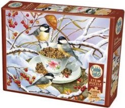 Cobble Hill - 88001 - Chickadee Tea (Jane Maday) - 275 Easy Handling Large Pieces