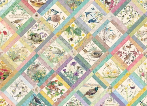 Cobble Hill - 40091 - Country Diary Quilt (Edith Holden) - 1000 Piece