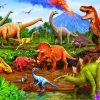 Cobble Hill - 47030 - Dinos - 350 Family Size Pieces (Small Medium and Large)