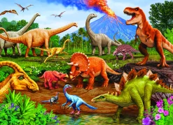 Cobble Hill - 47030 - Dinos - 350 Family Size Pieces (Small Medium and Large)