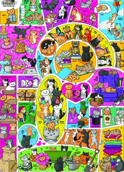 Cobble Hill - 40126 - Doodlecats (Beth Wilson) - 1000 Piece